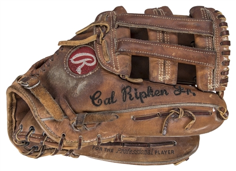 1996 Cal Ripken Jr. Game Used Rawlings Pro-6HF Model Fielders Glove (PSA/DNA)